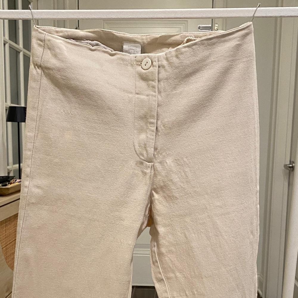 90s Vintage Prima Donna Cotton Tan Pants